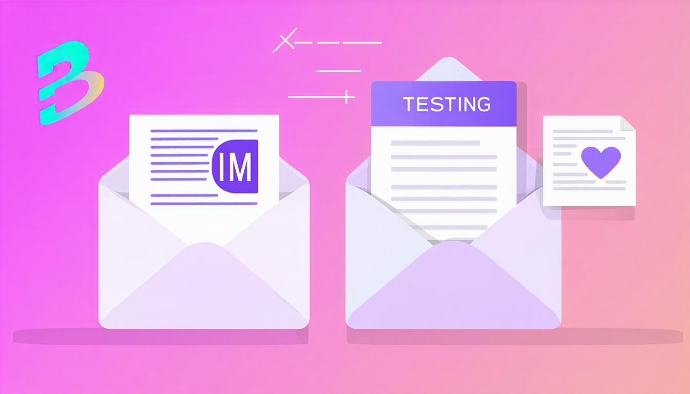 O teste AB com BIMI Brand Indicators for Message Identification envolve a comparação de duas versões diferentes de campanhas de e-mail para avaliar o impacto da implementação do BIMI nas taxas de abertura e no reconhecimento da marca.