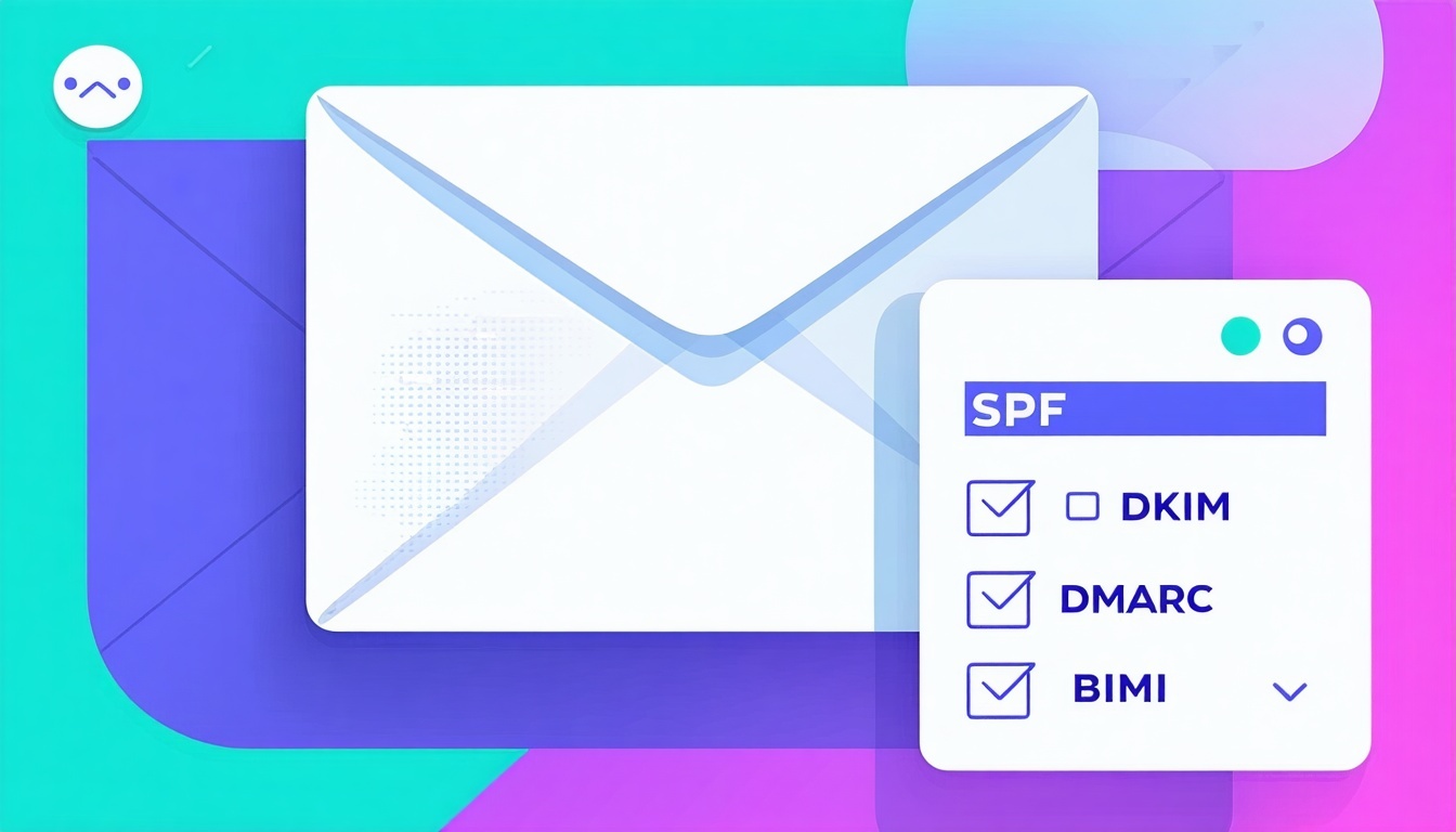 Verificação de auditoria de e-mail para SPF DKIM DMARC e BIMI